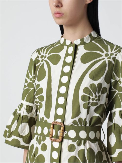 Palermo minidress FARM RIO | 344602PALERMOGREEN26083